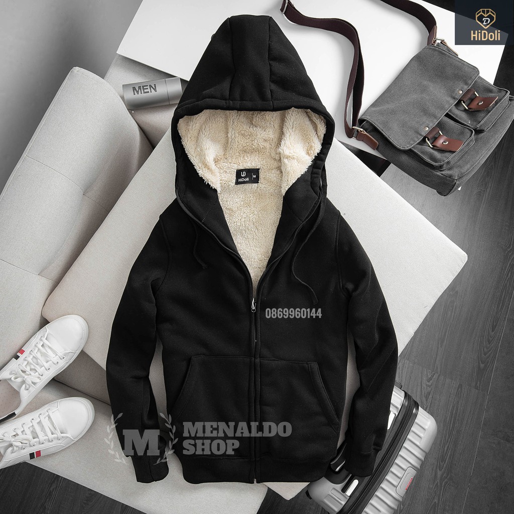 Áo Nỉ Lót Lông Mềm Siêu Ấm Menaldo