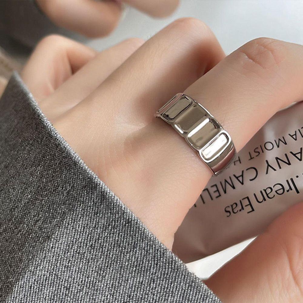 Nhẫn Hở Phong Cách Retro Sáng Tạo Có Thể Điều Chỉnh Cho Nữ