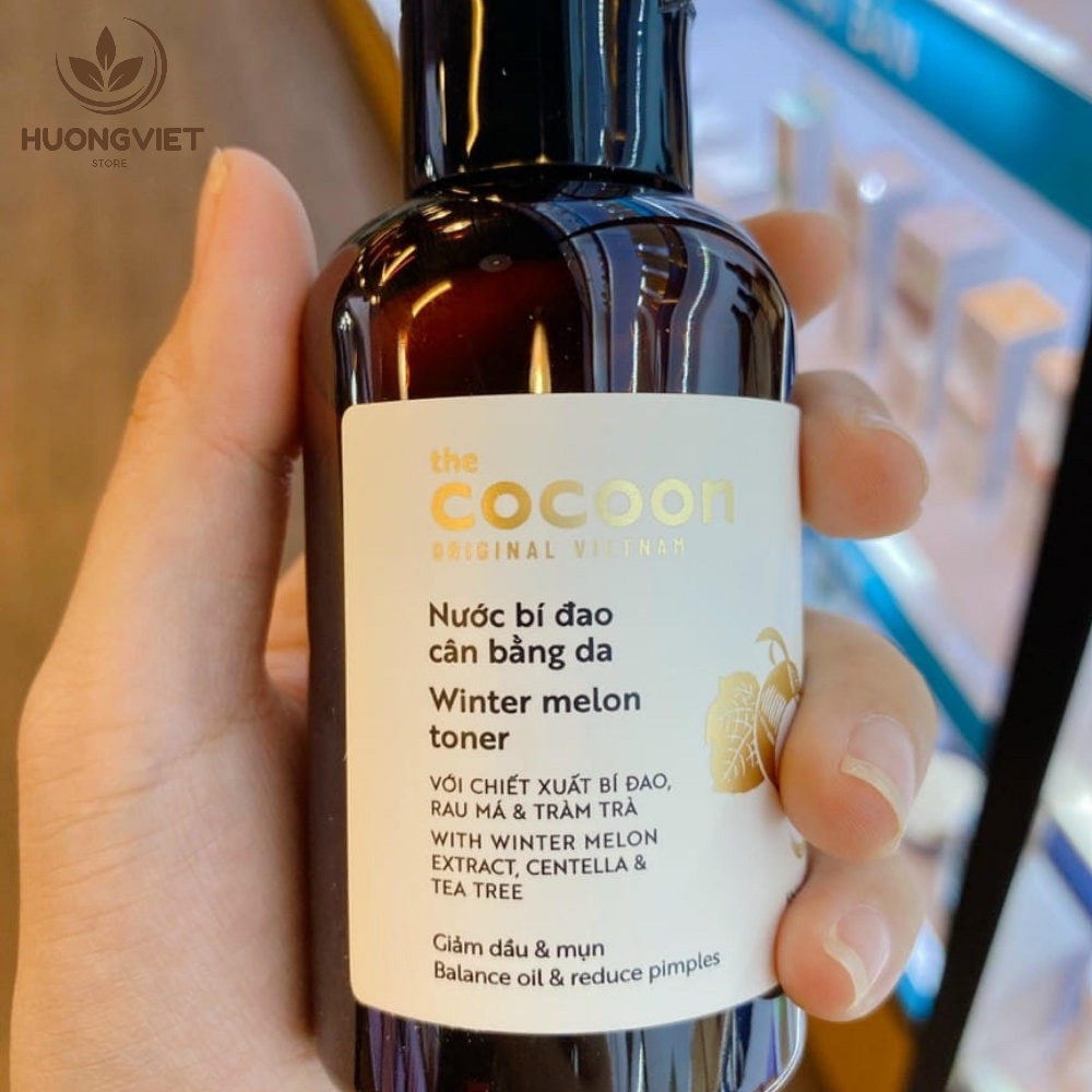 Nước Cân Bằng Da Bí Đao Cocoon Việt Nam Chính Hãng Toner Cấp Ẩm Giảm Mụn Phục Hồi Se Khít Lỗ Chân Lông Dành Cho Da Dầu