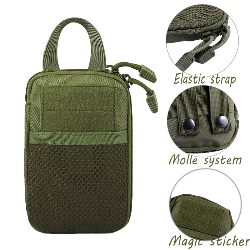 Convenient mini waterproof Molle EDC military / hunting tool bag