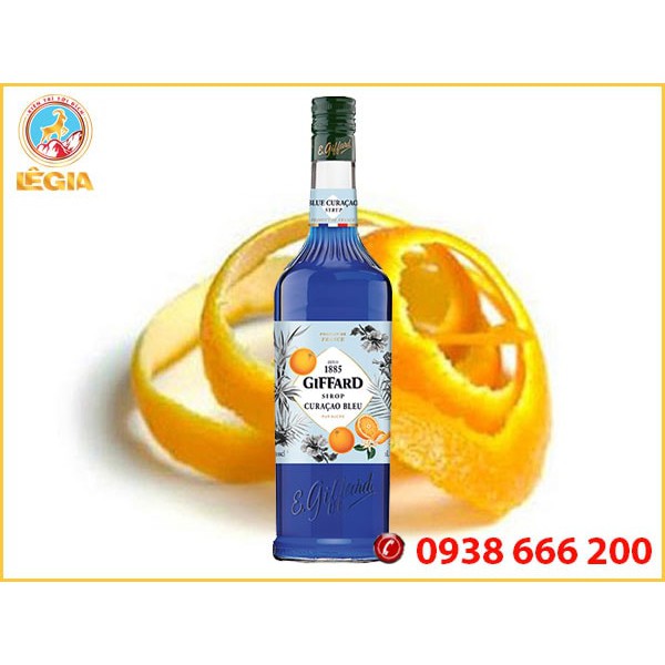 SIRO GIFFARD VỎ CAM XANH 1L - GIFFARD BLUE CURACAO SYRUP