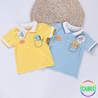 Áo pull có cổ vải cotton dệt 100%