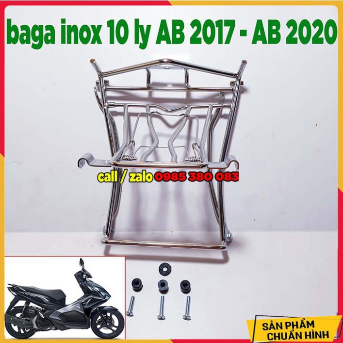 ✅ BAGA INOX 10 LY KO RỈ AB 17 - AB 20 / EXCITER 135 - 150 /WINNER X / WINNER V1 / WAVE A 17 - 20 / WAVE RS ✅ Ảnh thật Sp