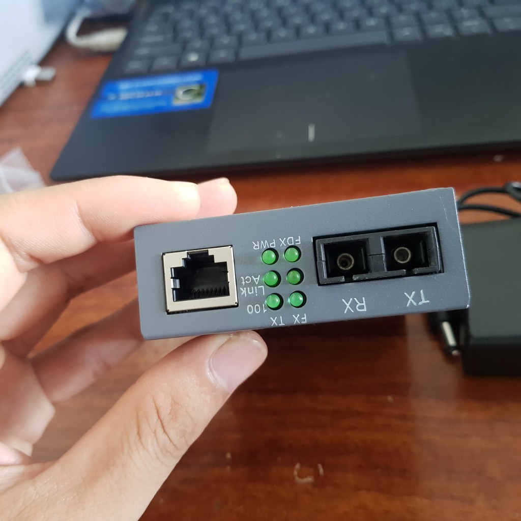 Thiết Bị Chuyển Đổi Quang Điện 2 Sợi Media Converter 2FO 1 Quang 1 LAN 100Mbps Netlink HTB-1100S