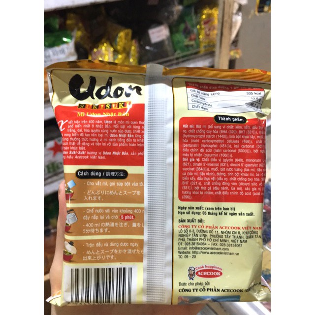 Mì Udon Sưkisưki gói 75Gr | BigBuy360 - bigbuy360.vn
