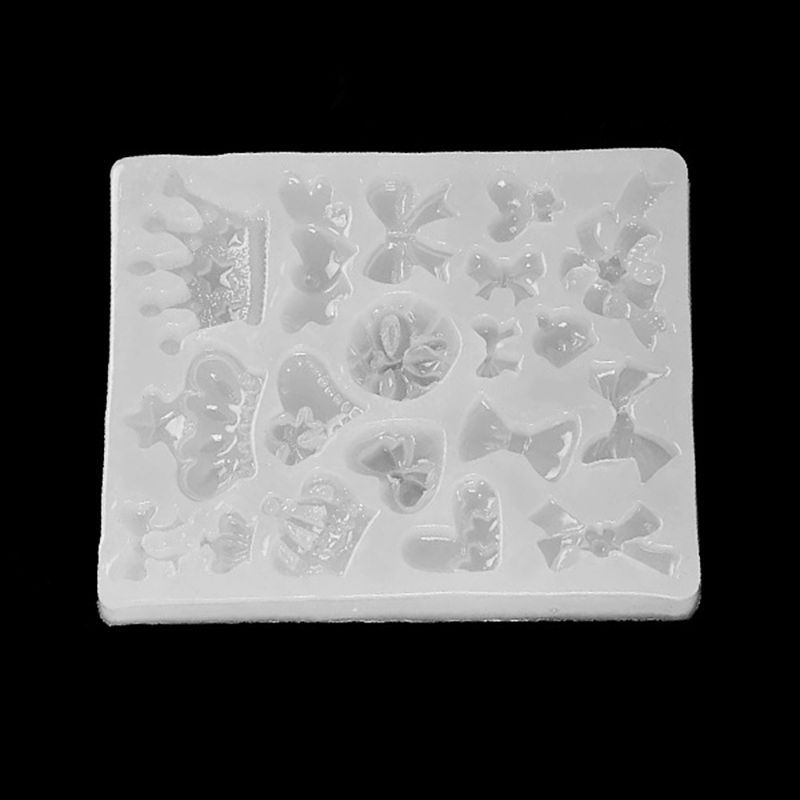 Aoto Khuôn Silicon Siêu Tím Hình Vương Miện Trái Tim 3D Sáng Tạo