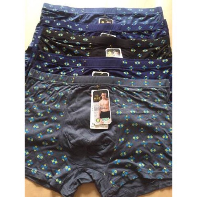 Combo 5 quần sịp đùi boxer Nam Big Size chất mát dành cho người 80kg trở lên