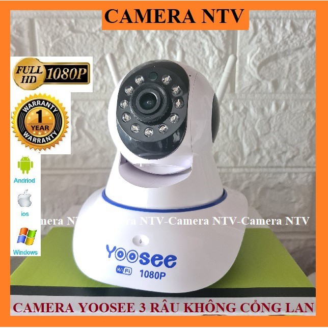 Camera Yoosee 3 râu HD1080 ( Không có cổng mạng Lan ) - Bảo hành 12 tháng