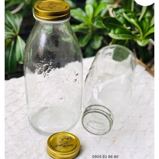 CHAI 1 LÍT HOA VĂN