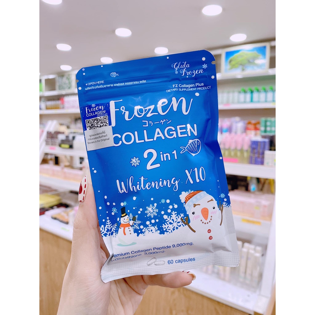 Viên uống trắng da collagen Frozen
