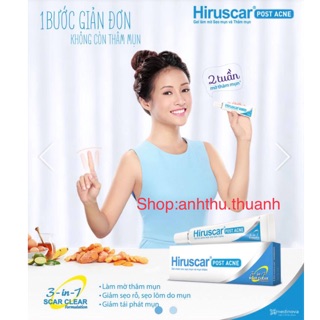 HIRUSCAR POST ACNE Gel làm mờ Sẹo mụn và Thâm mụn Postacne