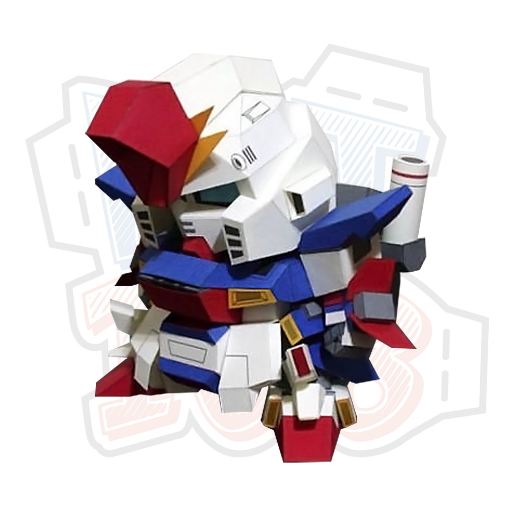 Mô hình giấy Gundam Robot SD MSZ-010 ZZ