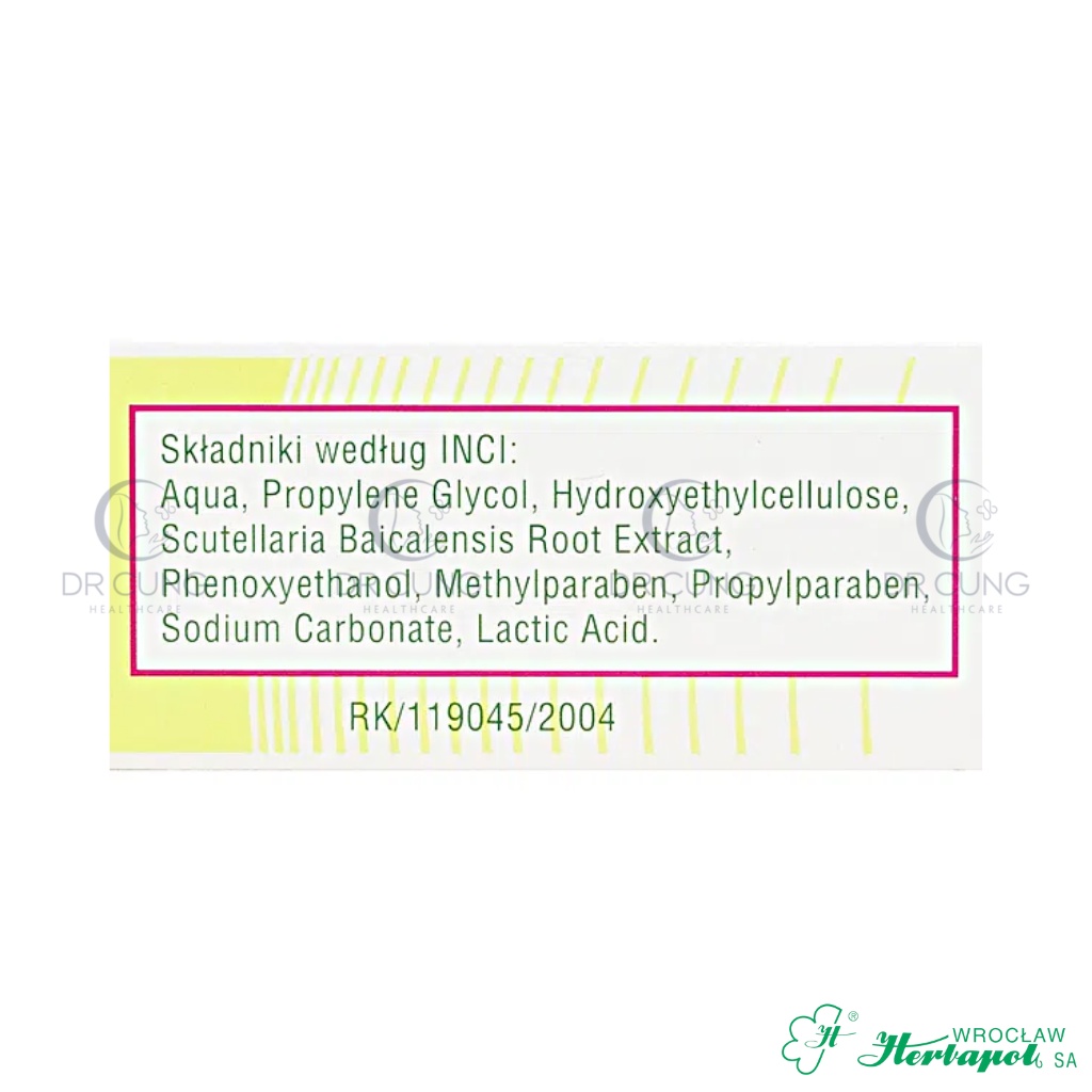 Bác Sĩ Cung Baifem K - Gel Dưỡng Ẩm Hoàng Cầm, Bảo vệ, Dịu Nhe, Da Cơ Địa, Chàm Sữa, Mẩn Ngứa (Tuýp 15g)