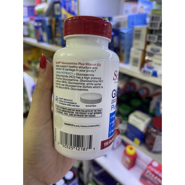 Glucosamin schiff 2000 mg plus vitamin D3 bổ xương khớp