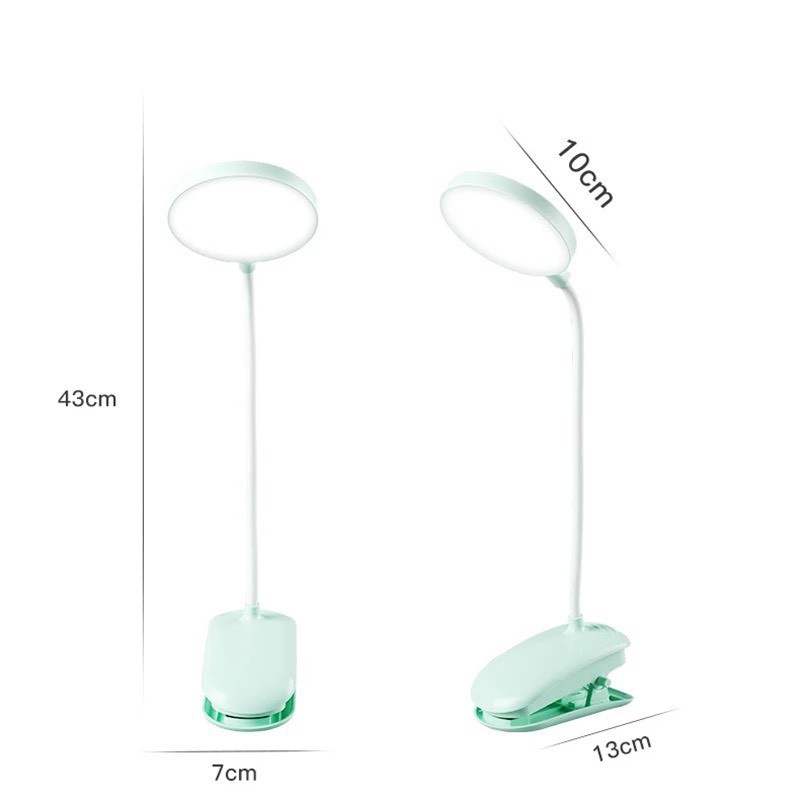  🔥 Đèn Led đế kẹp SL94 - Tích điện, ba màu ánh sáng - Đèn bàn