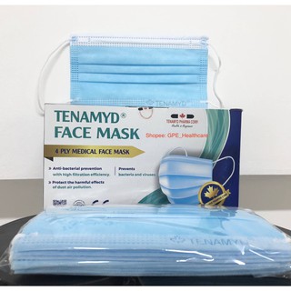 Khẩu trang y tế 4 lớp TENAMYD (50 cái/hộp)