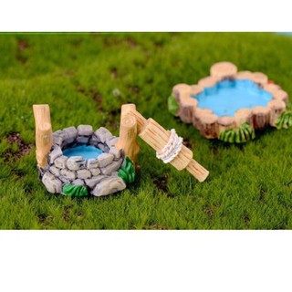 Giếng Nước, Hồ Nước Làm Tiểu Cảnh Trang Trí Bể Cá, Chậu Cây Cảnh, Terrarium