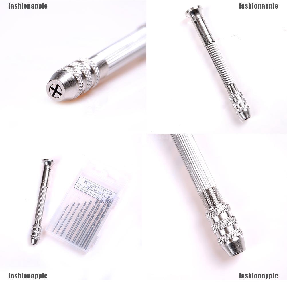 ❀❀ Máy Khoan Cầm Tay Bằng Nhôm Kèm 10 Mũi Khoan Xoắn