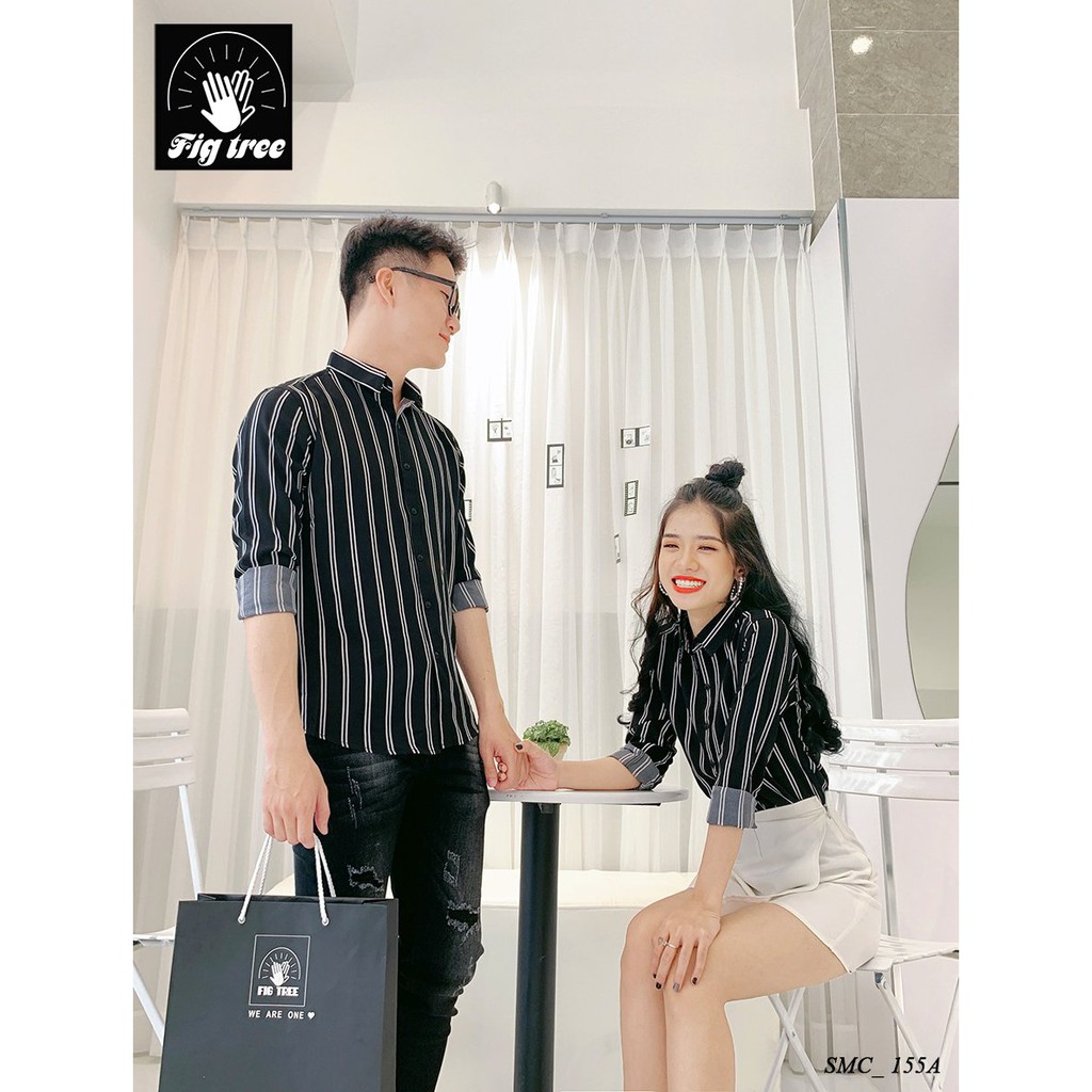 SƠ MI CẶP soc đen trắng siêu hot (MS 155A)