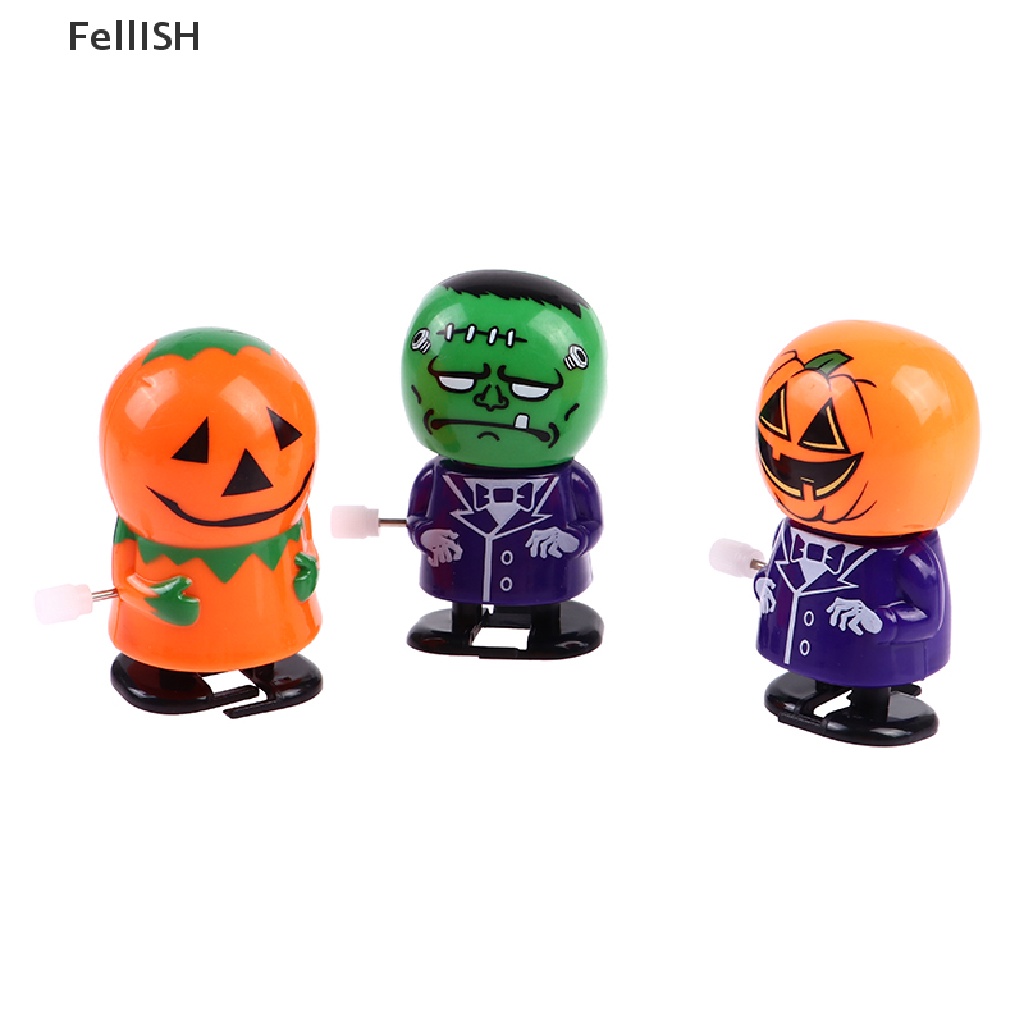 Đồ Chơi Lên Dây Cót Hóa Trang Phù Thủy Ma Cà Rồng Mắt Bí Ngô Halloween 439br