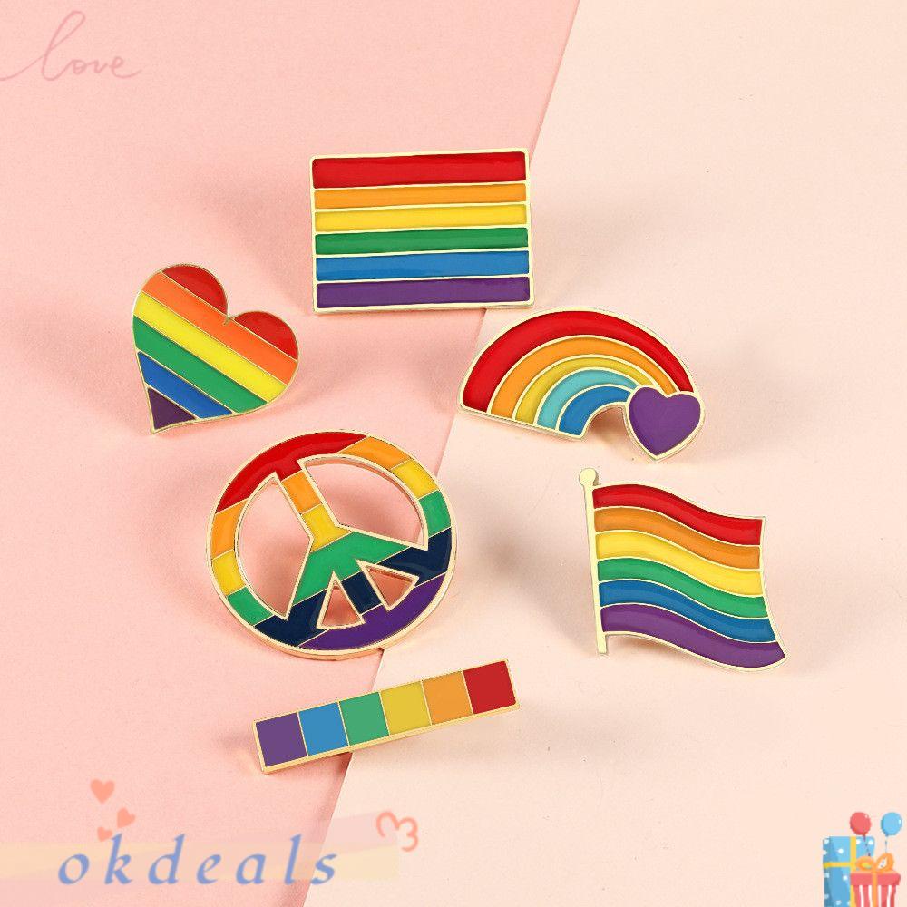 Ghim Cài Áo Cầu Vồng LGBT Cho Nam Và Nữ