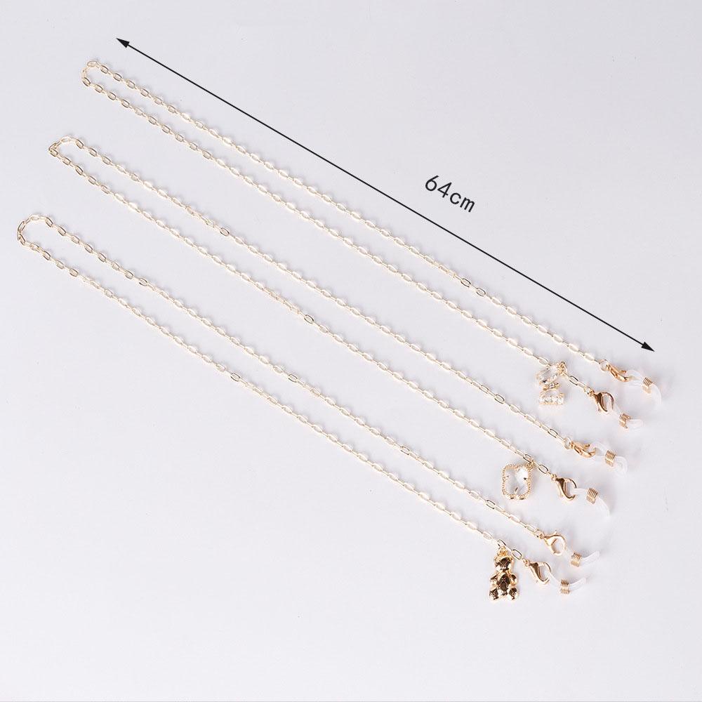 Dây Đeo Kính Chống Trượt Thời Trang VANES1|Gấu Bông Họa Tiết Bướm Xinh Xắn Chất Lượng|Dây Đeo Cổ Bohemia Bằng Kim Loại Nhiều Màu Sắc