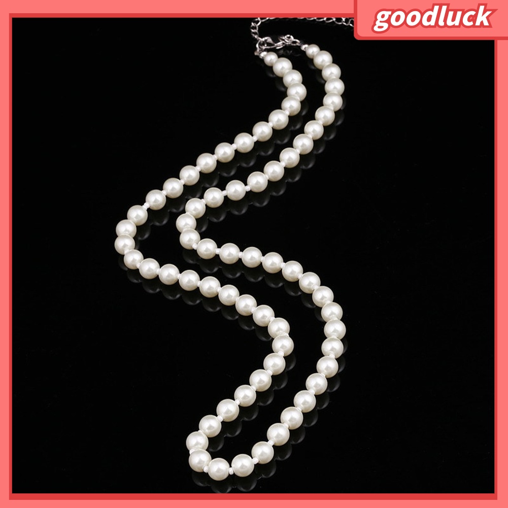 Vòng Cổ Dáng Dài Đính Ngọc Trai Thanh Lịch Cho Nữ