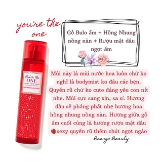 [BILL MỸ] YOU'RE THE ONE - BỘ XỊT THƠM DƯỠNG THỂ BATH AND BODY WORKS