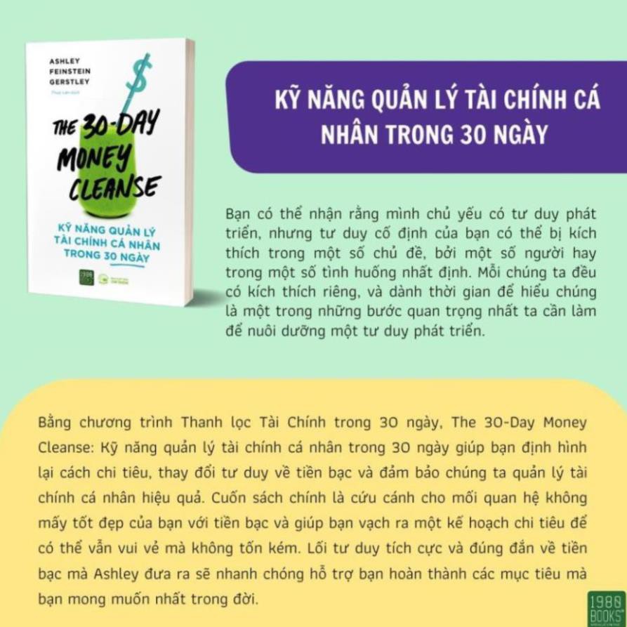 Sách - Kỹ năng quản lý tài chính cá nhân trong 30 ngày [1980 Books]