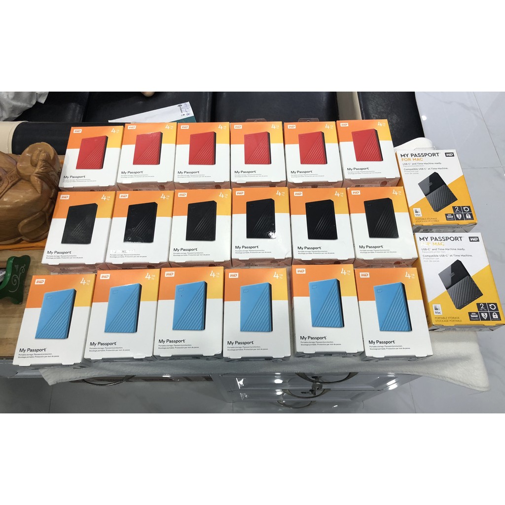 Ổ cứng di động WD My Passport 4Tb Model 2019 | BigBuy360 - bigbuy360.vn