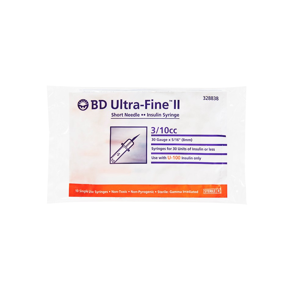 Bơm tiêm Insulin Ultra-Fine™ 8mm, 0.3cc 30G