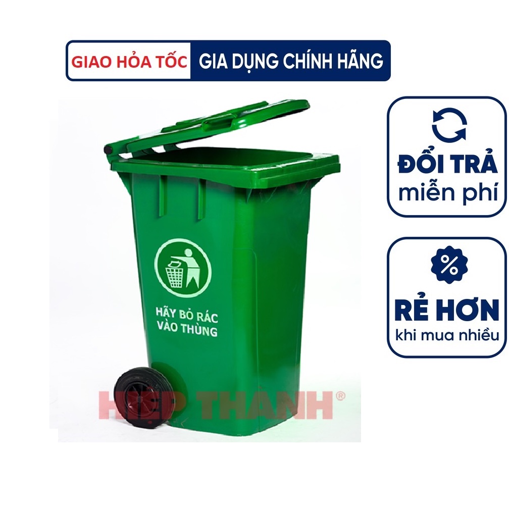 Thùng Rác Công Cộng Hiệp Thành 60L/90L/120L/150L/240L - Barley ...