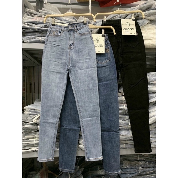 Quần jean ôm lưng siêu cao co giãn tốt, hình thật kèm video | BigBuy360 - bigbuy360.vn