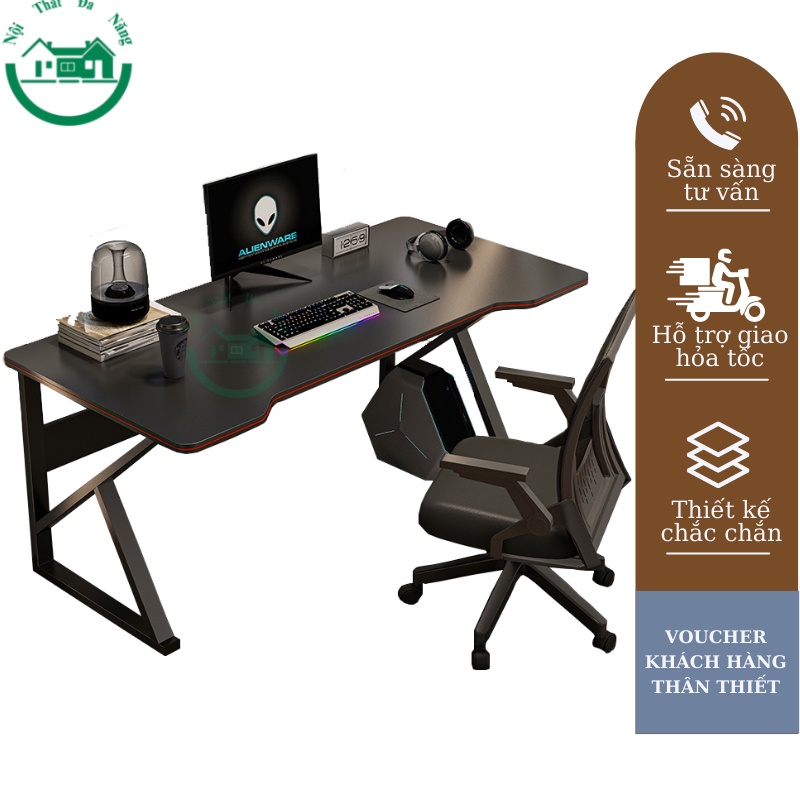 Bàn gaming chữ Z, K mặt bàn kích thước lớn 120x60cm, bàn làm việc chữ U giá xưởng mẫu cải tiến nhất tháng 5/2022