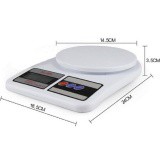 Cân điện tử (mỏ vuông) nhà bếp mini SF-400 7kg (Trắng) -dc1551