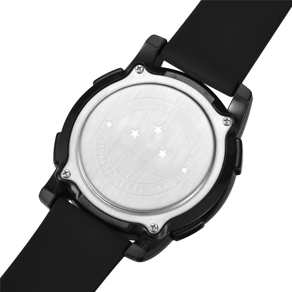 Đồng hồ nam SYNOKE Thời trang LED phát sáng không thấm nước Đồng hồ thể thao ngoài trời kỹ thuật số
