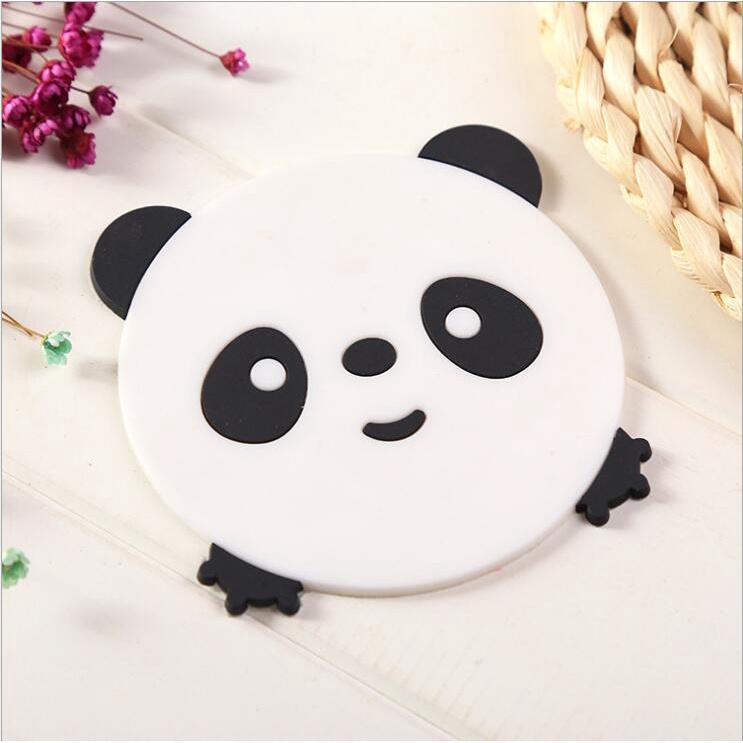 Đệm Cao Su silicone Dày Lót Cốc Nước Chống Bỏng Hình Thú Hoạt Hình