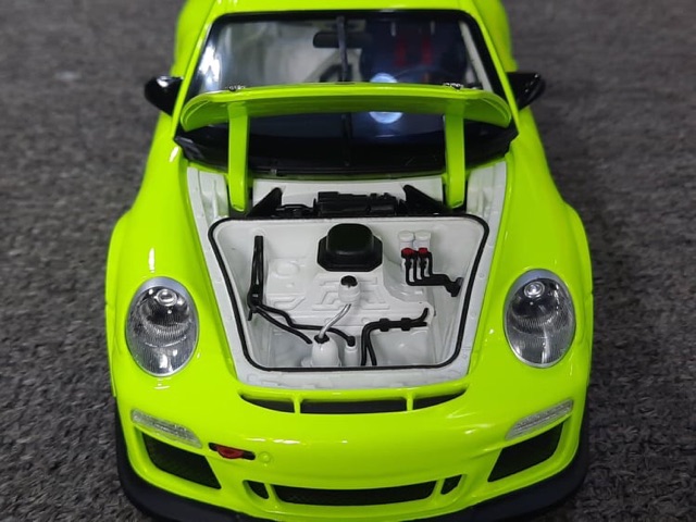 Xe Mô Hình Porsche 911 Gt3 Cup 1:18 Welly (Xanh Lá)