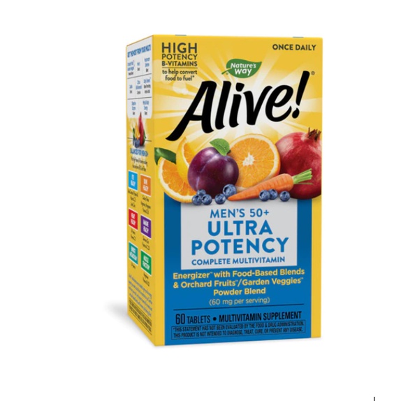 Vitamin tổng hợp cho nam Nature's Way Alive Men's Ultra Potency Multivitamin