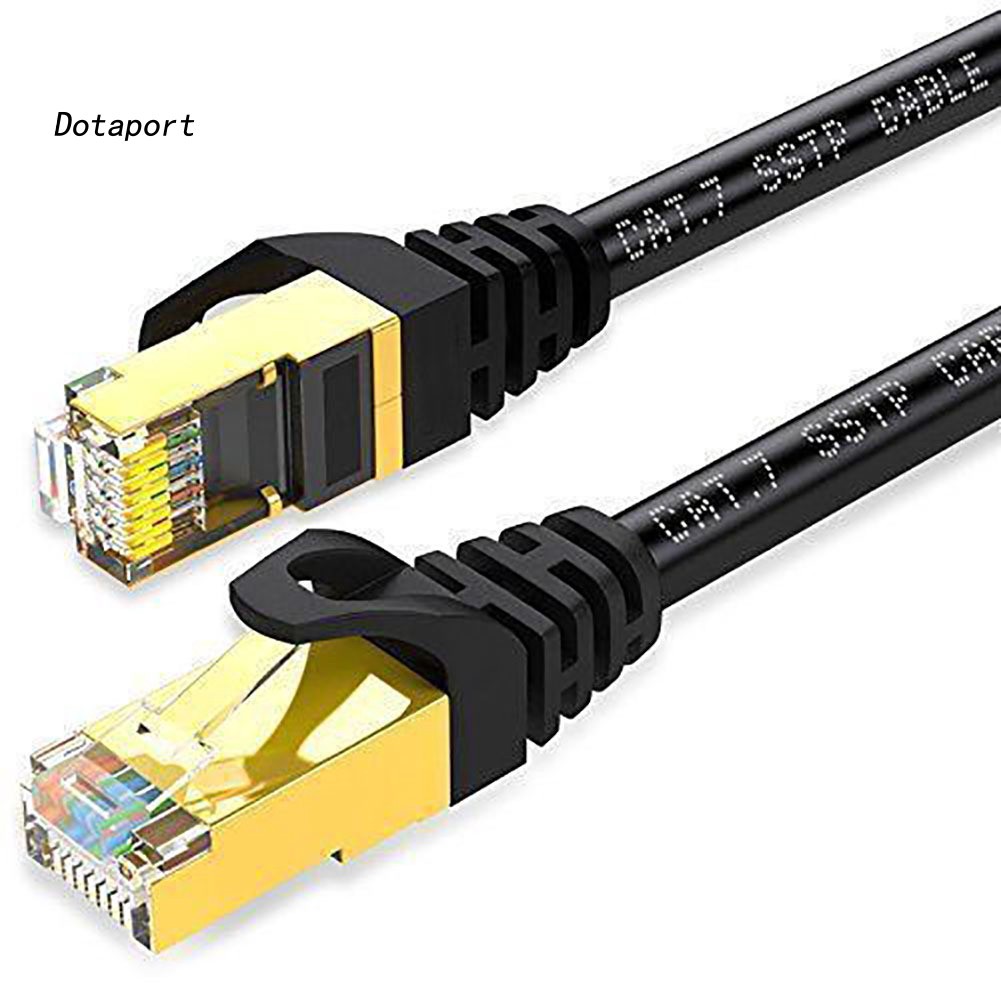 Dota_Cat 7 U/FTP Gold Plated Shielded 10Gbps Ethernet RJ45 Network Patch Cable Cord