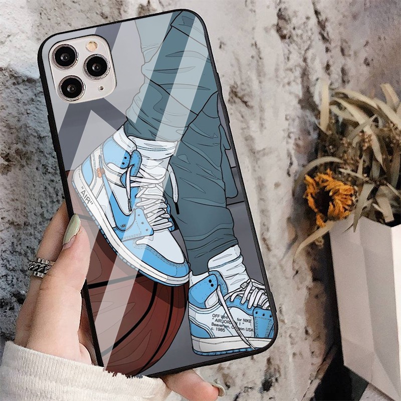 Ốp lưng xinh xắn in hình giày NIKE Jordan lịch lãm iphone 6s/6/7/8 plus/x/xr/xs max/11/11 pro max/12/12 promax SPORT0036