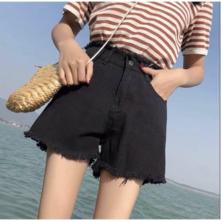 Quần đùi nữ kaki tua rua cá tính