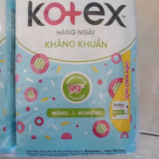 Kotex hàng ngày 40 miếng