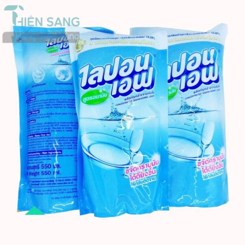 Nước rửa bát túi Lipon Thái Lan 550ml