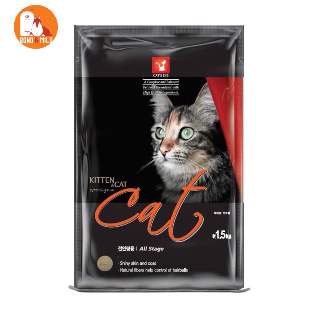 THỨC ĂN CHO MÈO HẠT CAT'S EYE KITTEN & CAT BAO 1.5KG - BONDMILO SHOP