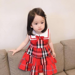 Váy burberry cho bé