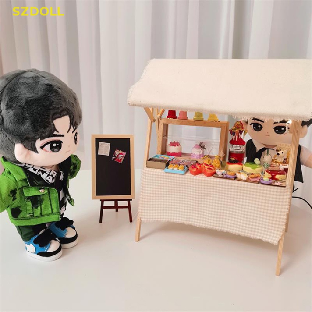 Mô Hình Kệ Đựng Rau Củ Quả Mini Tỉ Lệ 1: 8 Trang Trí Nhà Búp Bê