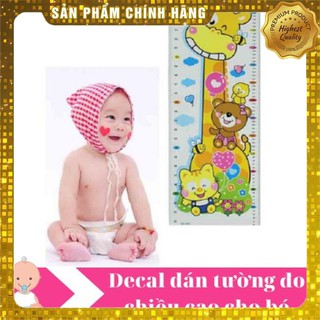 Thước Decal Dán Tường Hình Ngộ Nghĩnh Đo Chiều Cao Cho Bé Hàng Chất Lượng