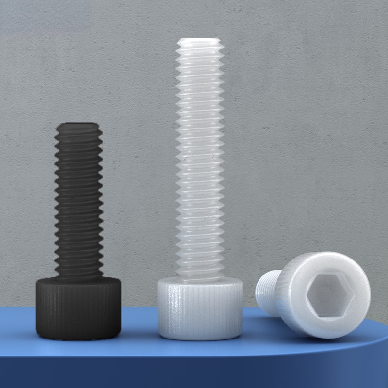 Ốc Vít Lục Giác Bằng Nhựa Màu Đen Cách Nhiệt Tiện Dụng