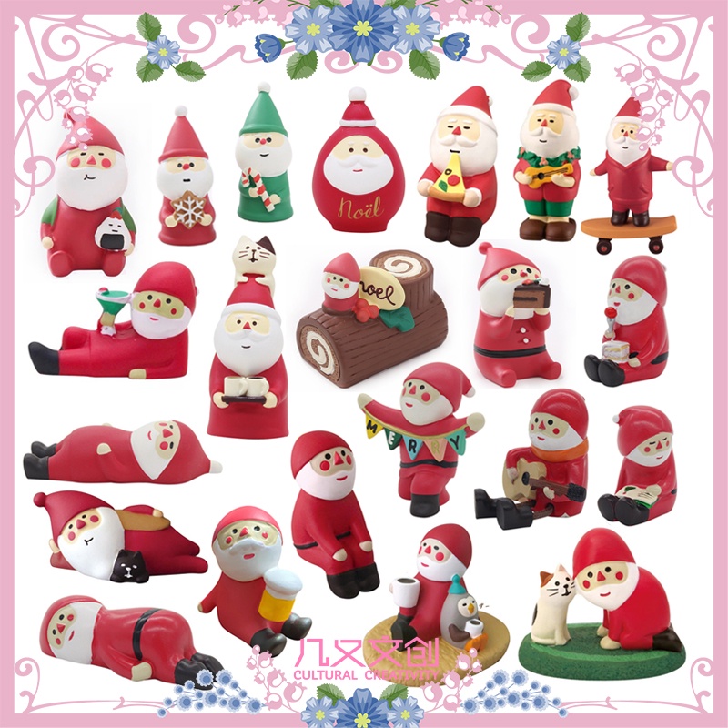 [] D99-12 Decole gadget, Cửa Hàng Tạp Hóa Nhật Bản❤Túi Đựng Quà Giáng Sinh Sáng Tạo Hình Ông Già Noel